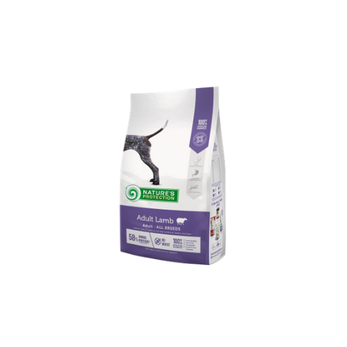 Nature's Protection Adult Lamb All breed dog pašaras šunims, 12 kg