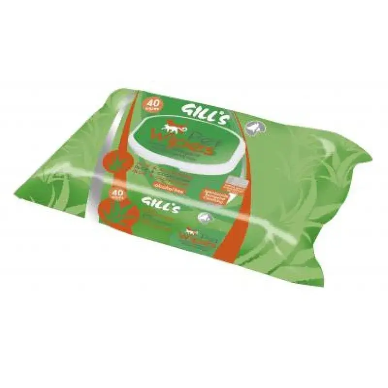 Gill's pet wipes 40