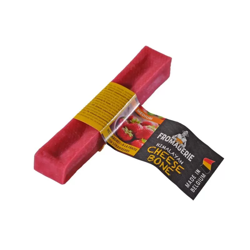 Cheese Bone Strawberry sūrio kaulai, S dydis - Image 2